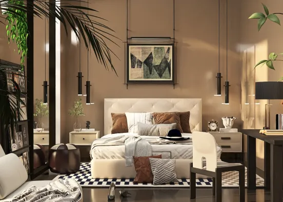 # Classic Cream & Black Aprilstory Renderização de Design