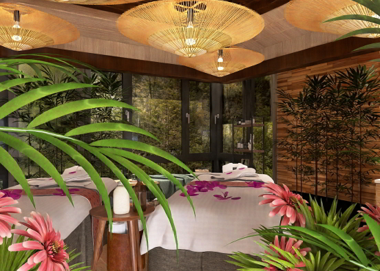 Tropical Spa  Design Rendering