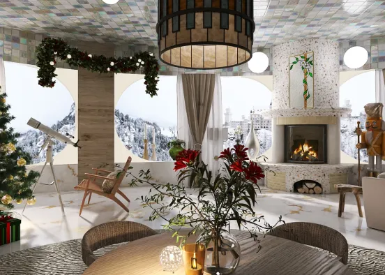 # Christmas in the Alps Renderização de Design