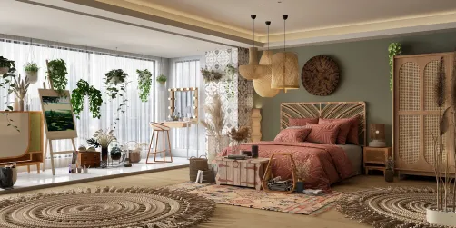 My boho bedroom
