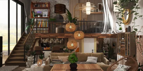Bohemian Loft House 🌿🏠🧺📻