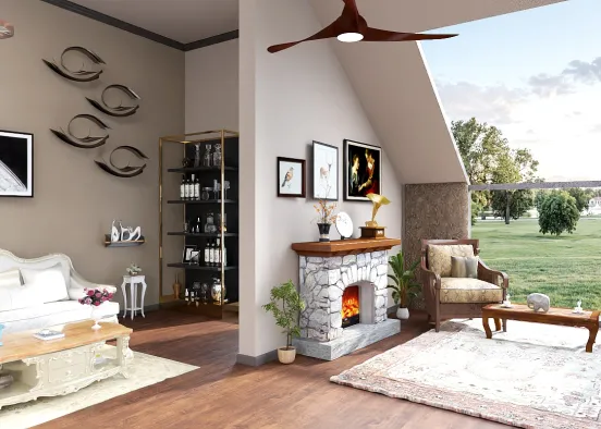 # Comfy Country House 🏡 Renderização de Design
