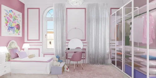 girl Paris room 
