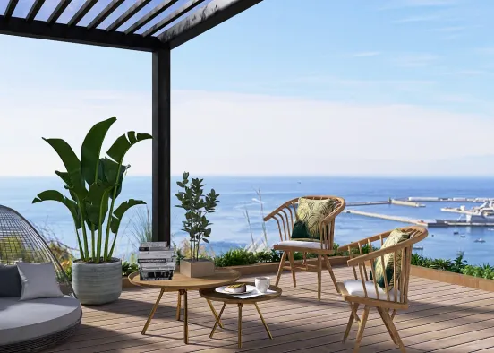 Relaxation time by the ocean Design Rendering