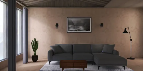 urban modern living room 