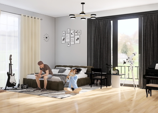 Room with partner  Design Rendering
