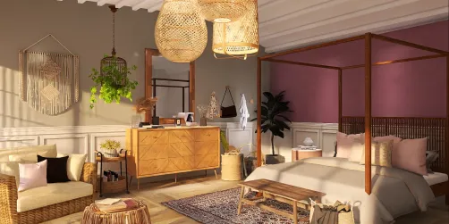 Boho bedroom 