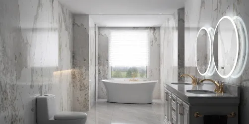 Aesthetic bathroom