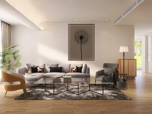 Grey Living Room