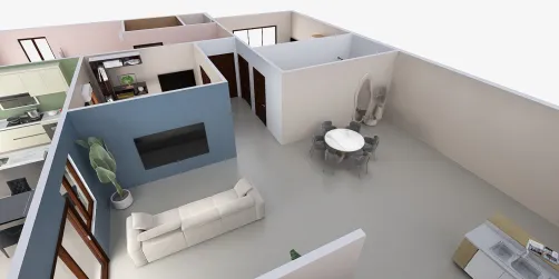 Levantamento e decoração da planta.