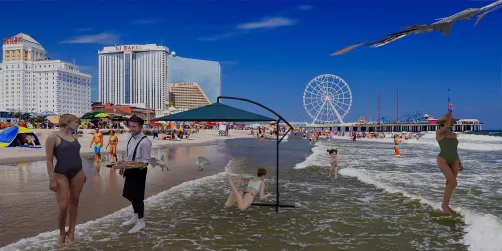 Beach Sun & Fun in Atlantic City New Jersey