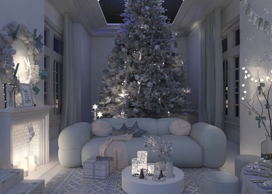 white christmas ⛄️ Design Rendering