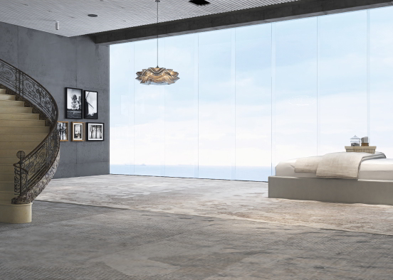 Luxury  bedroom  Design Rendering