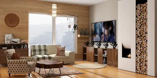 #woody #livingroom 🪵