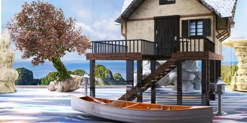 house on the water.