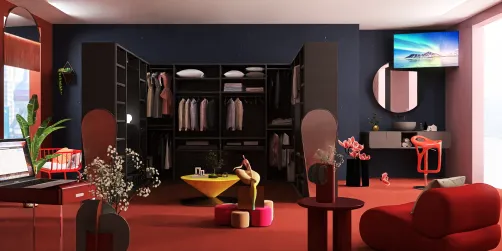 Hide in the closet!!!