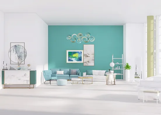 50 shades of turquoise! Design Rendering