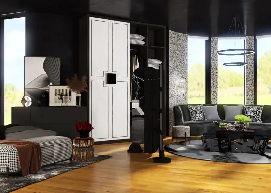 luxurious bedroom 😍 ✨️  Design Rendering