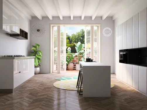  Japanese Open Galley Kitchen