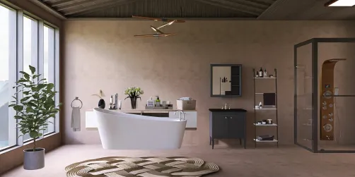 baño minimalista