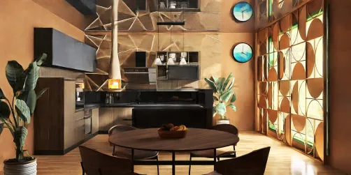 Cocina rustica.
