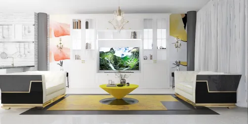 Pops of colour