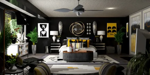 Master Bedroom 💛🖤