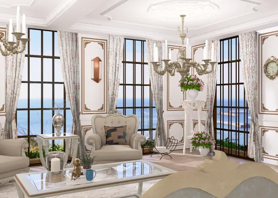 # French style  Renderização de Design