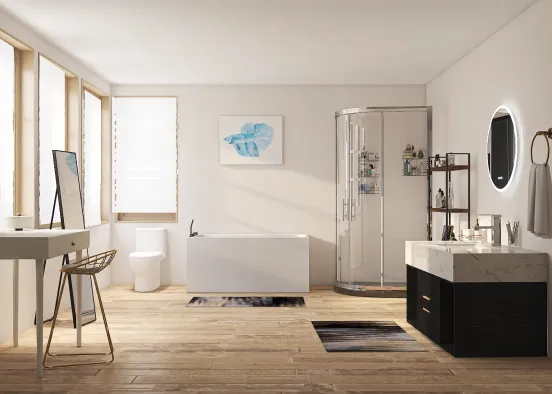 Bath Room Design Rendering