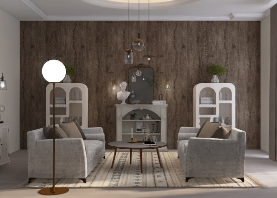 Pretty Formal Living Room ❤️ Design Rendering
