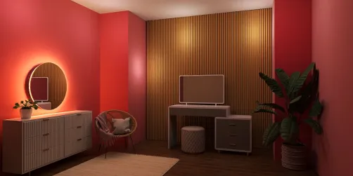 Makeup room