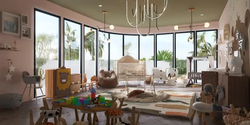 Baby neutral nursery 