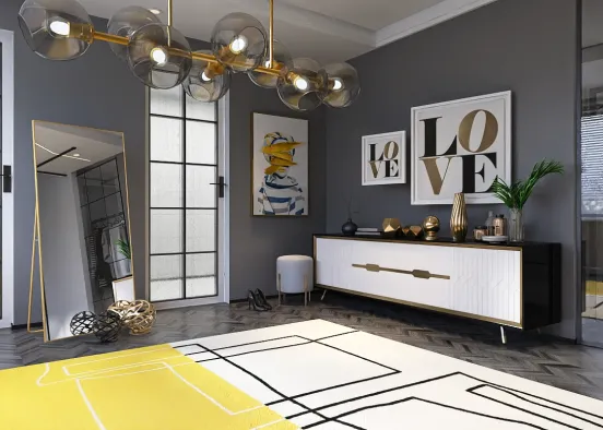 For the Love of Yellow! Design Rendering