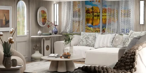 “Autumn Lake Retreat”