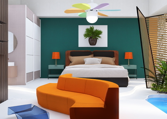Your Palm Hotel Suite. Design Rendering