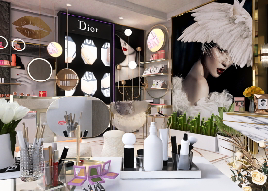 Pop-Up Beauty Shop Design Rendering