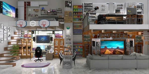 Professional interior design created with Homestyler 3D design software