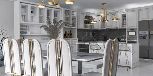3. Marble kitchen ☁️
