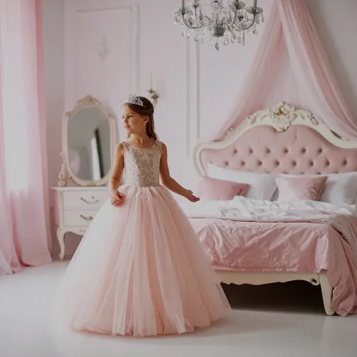 Pretty Princess in Pink. 