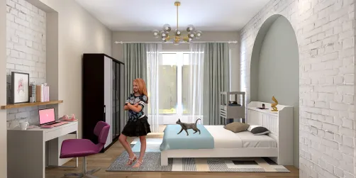 TEENAGE GIRL BEDROOM 🌆
