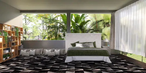 Jungle Aesthetic Teenage Bedroom