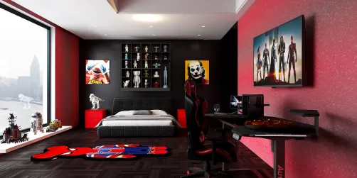 The gamer room