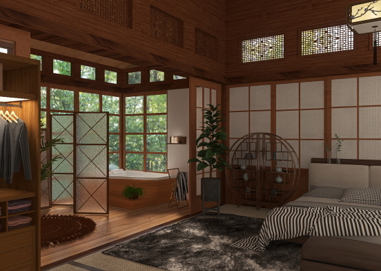 Japanese sleep 💤 Design Rendering