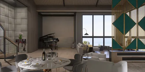 contemporary living room