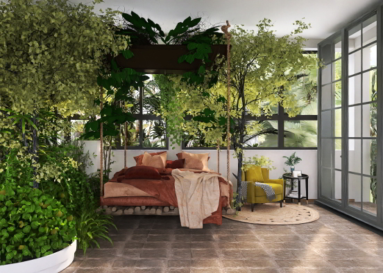 Rainforest Bedroom🏝🏕 Design Rendering