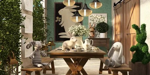 Rustic Bunny Terrace