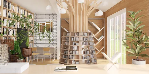 Small Town Library 📖☕️✨