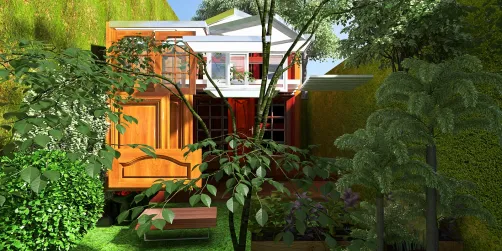 Mahagony House in the Woods by Thyca Vieanni. 