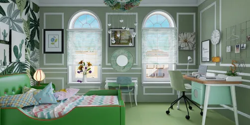 Teenage girl room.