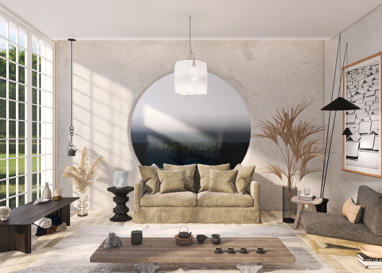 Japandi Design Rendering